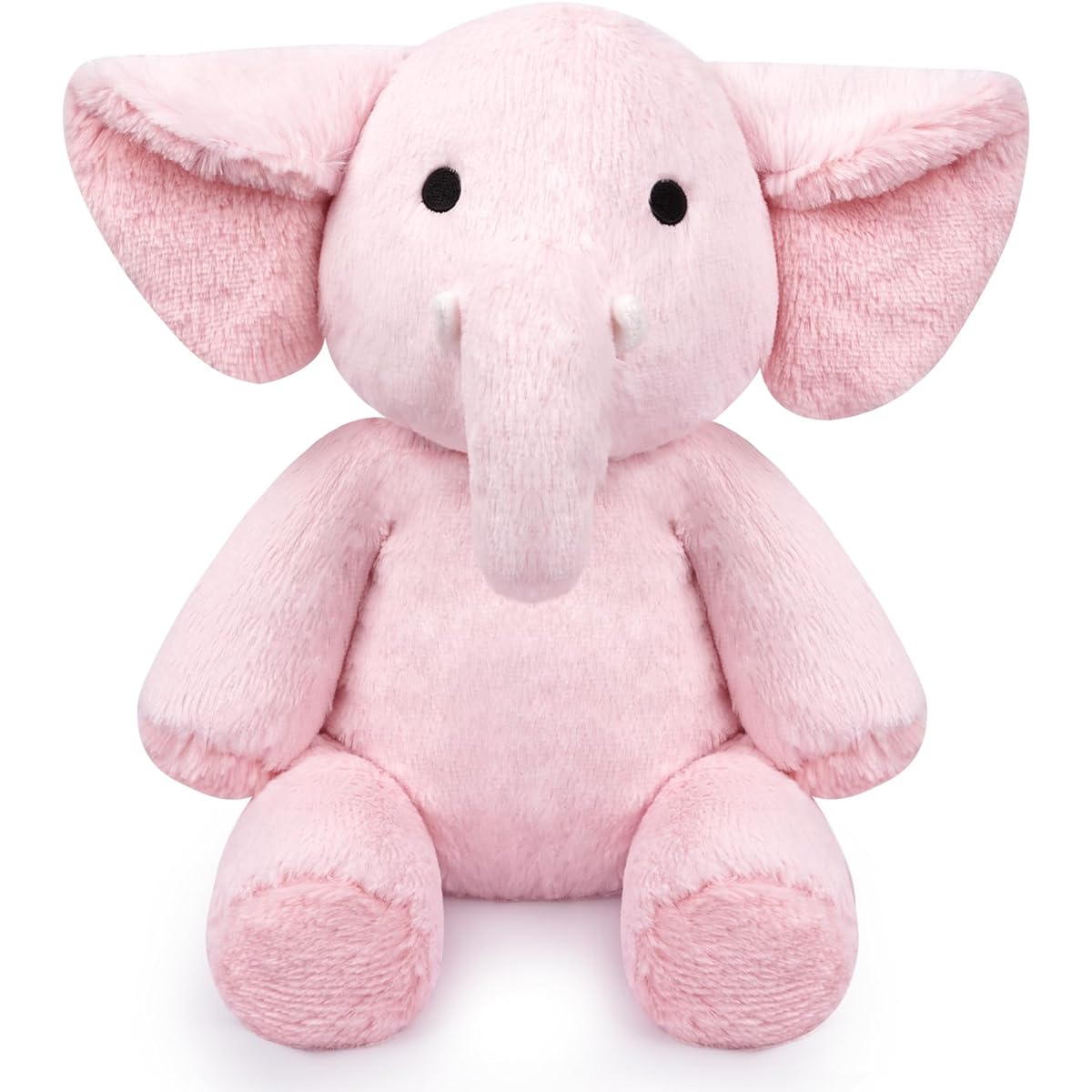 Leokawin Weighted Plush Toy 1,300 lbs Weighted Pink Elephant Plush Toy Cute Weighted Elephant Stuffed Animal Soft Elephant Stuffed Animal Gift for Kids and Adults