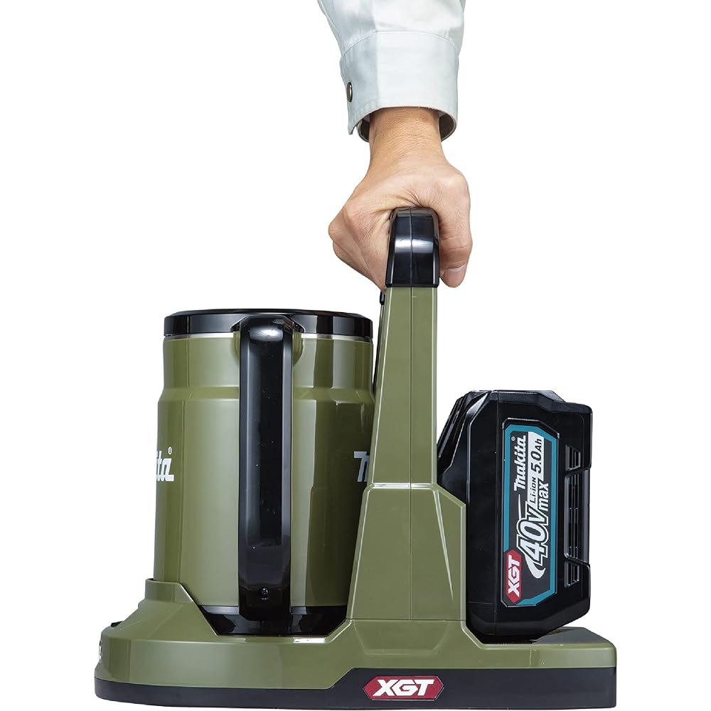 Makita Rechargeable Kettle (Olive) 40Vmax Battery/Charger Sold Separately KT001GZO
