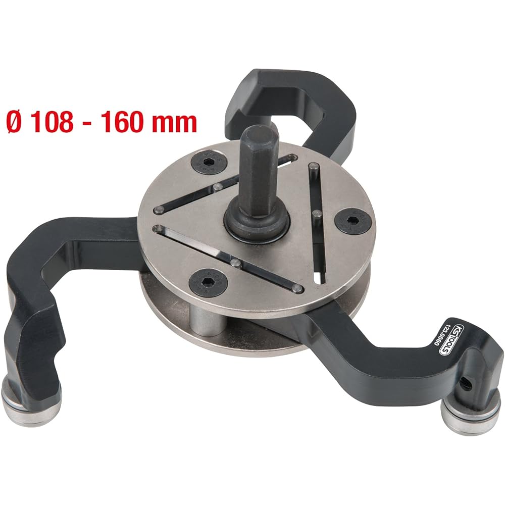 KS TOOLS Self-adjusting external pipe deburrer Ø 108-160 mm 123.0061