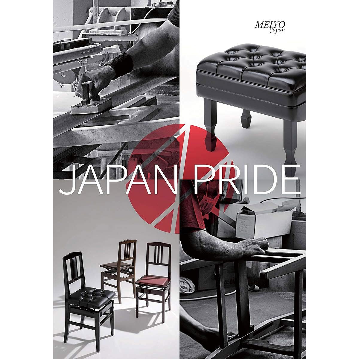 Meiyo Mokko MK-55 Walnut Paint Piano Chair Bench Type Mayo Mokko