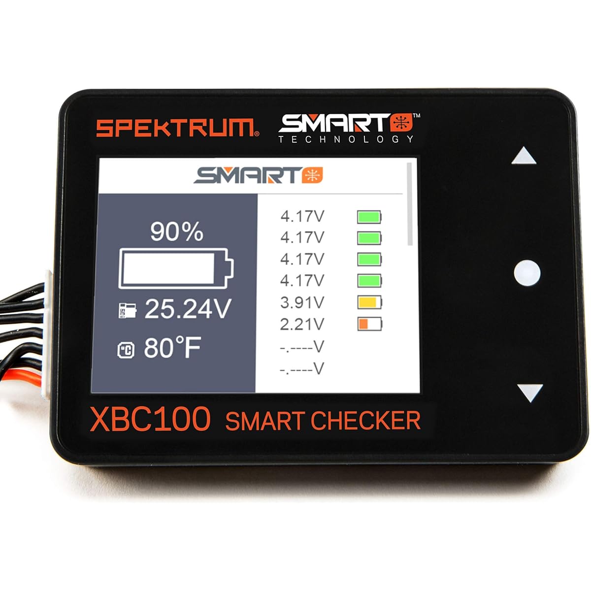 Spektrum XBC100 Smart Battery Checker & Servo Driver for RC: SPMXBC100 Black