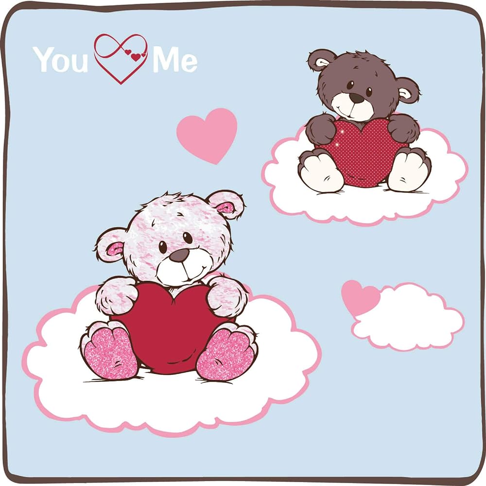 NICI Bear Chocolate W. Heart Classic 70cm Germany Stuffed Toy Gift Love Stuffed Fluffy Bear Brown Big Size 3044433