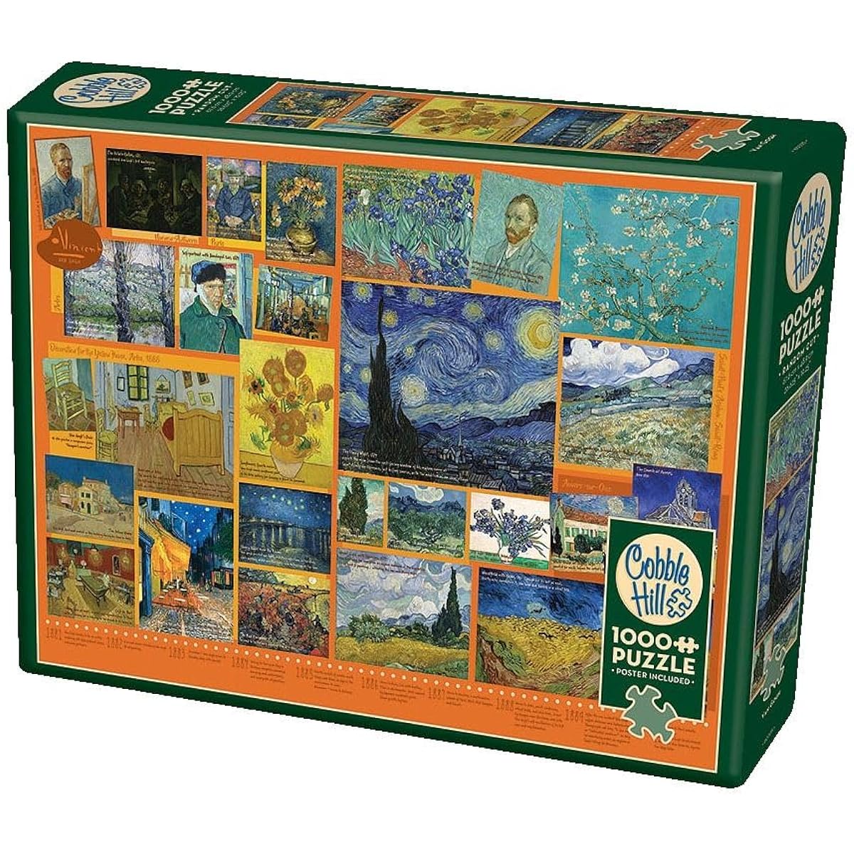 Cobble Hill 1000 piece puzzle Van Gogh (with poster)