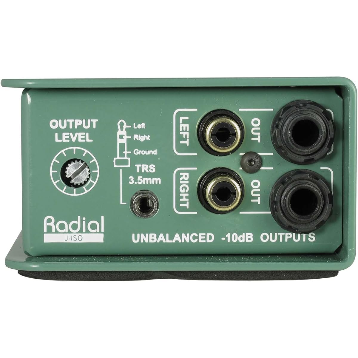 Radial Balanced +4dB to Unbalanced -10dB Line Level Signal Converter J-ISO [Domestic regular import product]