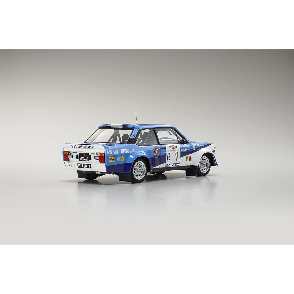 Kyosho Original 1/18 Fiat 131 Abarth Rally 1981 Costa Smeralda #1 Completed Product KS08376D