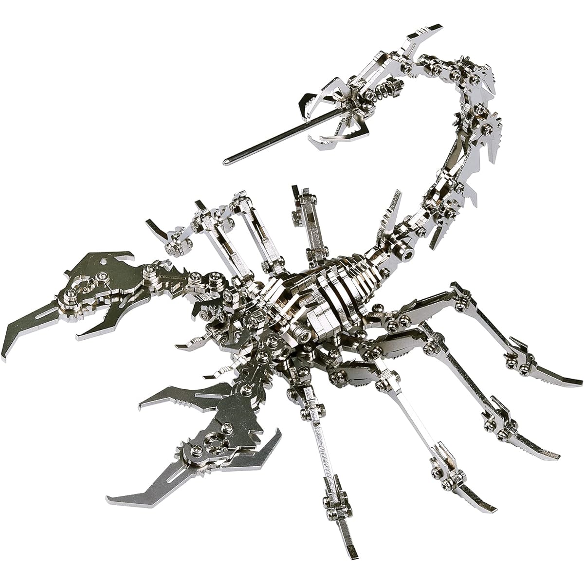 3D Metal Puzzle, 3D Puzzle Metal Puzzle Metal Model Kit YUEZUDPO 3D Scorpion DIY 190 Pieces 3D Jigsaw Puzzle Christmas Gifts for Men Women DIY Desk Ornaments