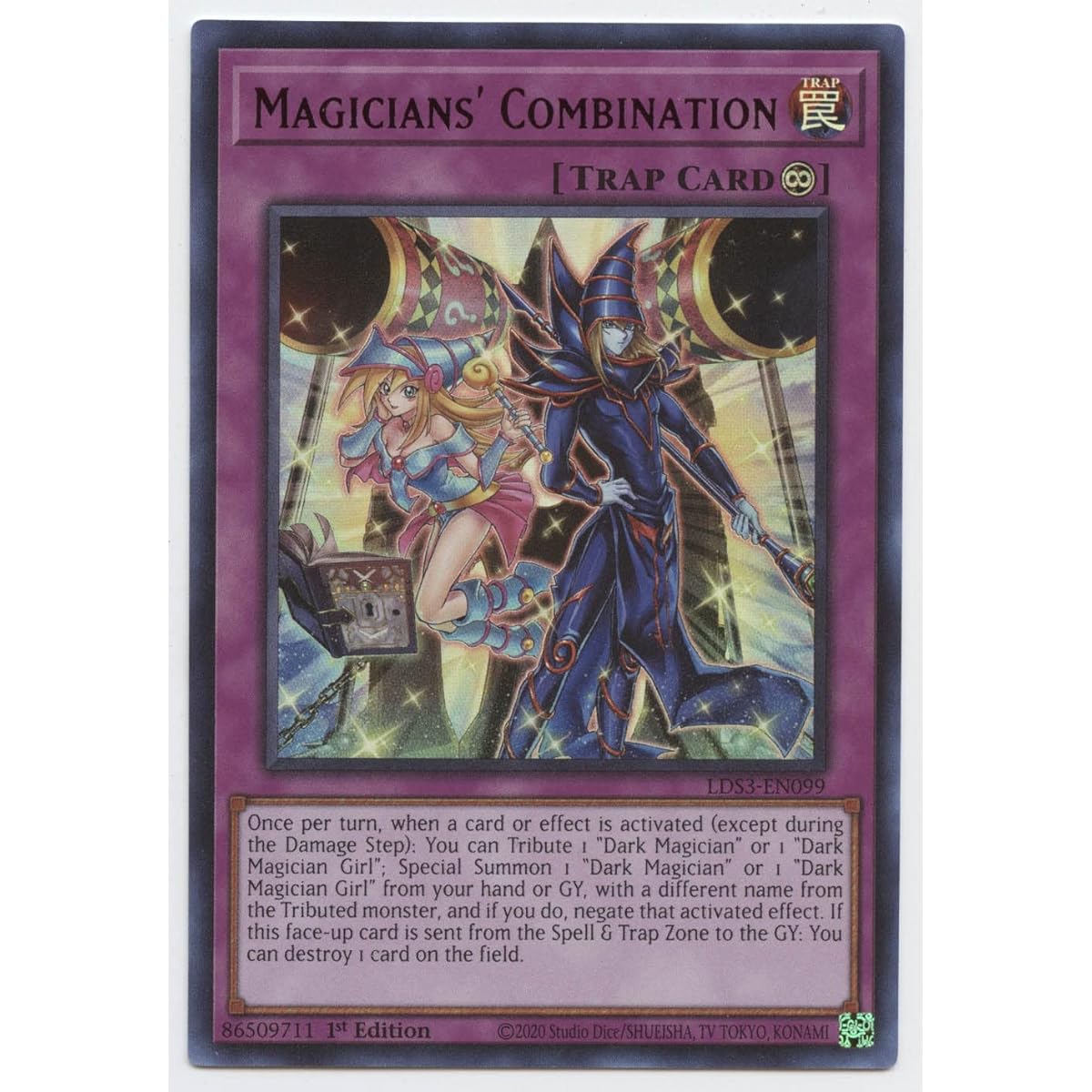 Magician's Combination (Red) LDS3-EN099 Ultra Rare 1st Edition