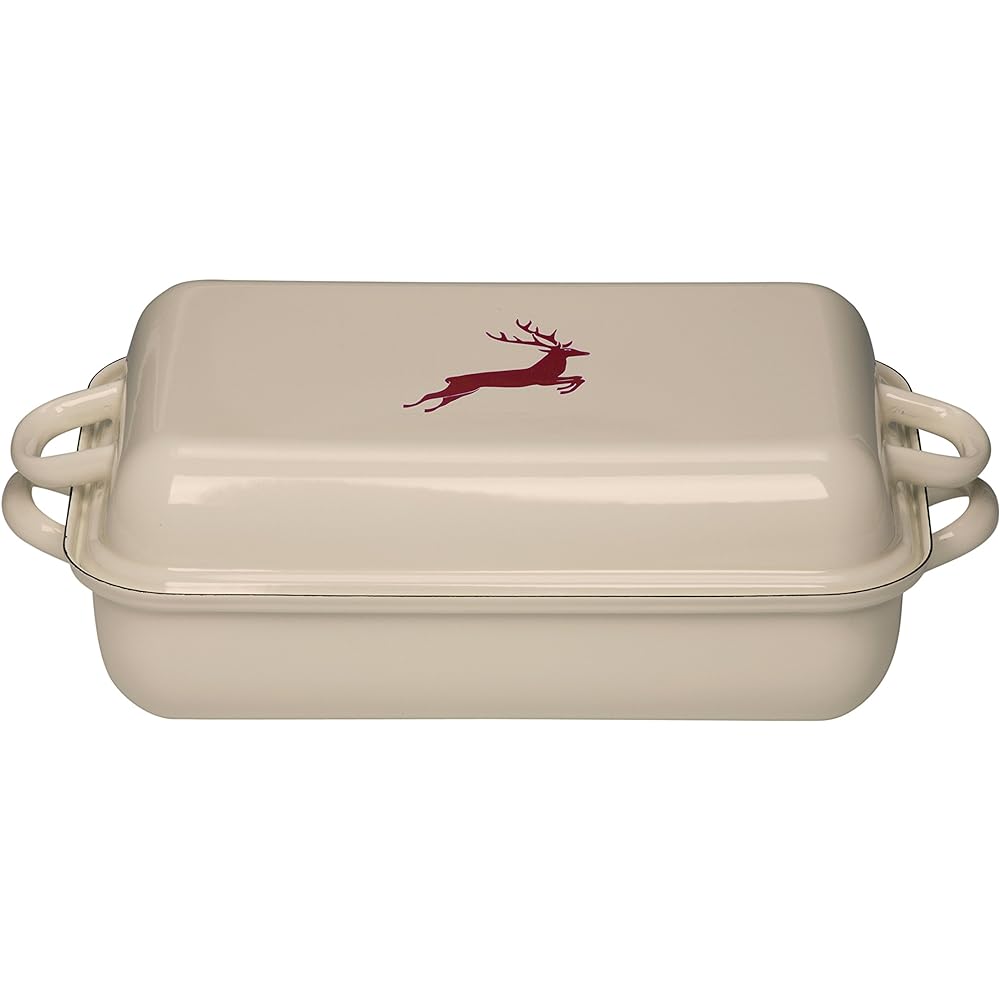 RIESS Lid HIRSCH Red 1kg Lid 26/37 and frying pan 0105-071