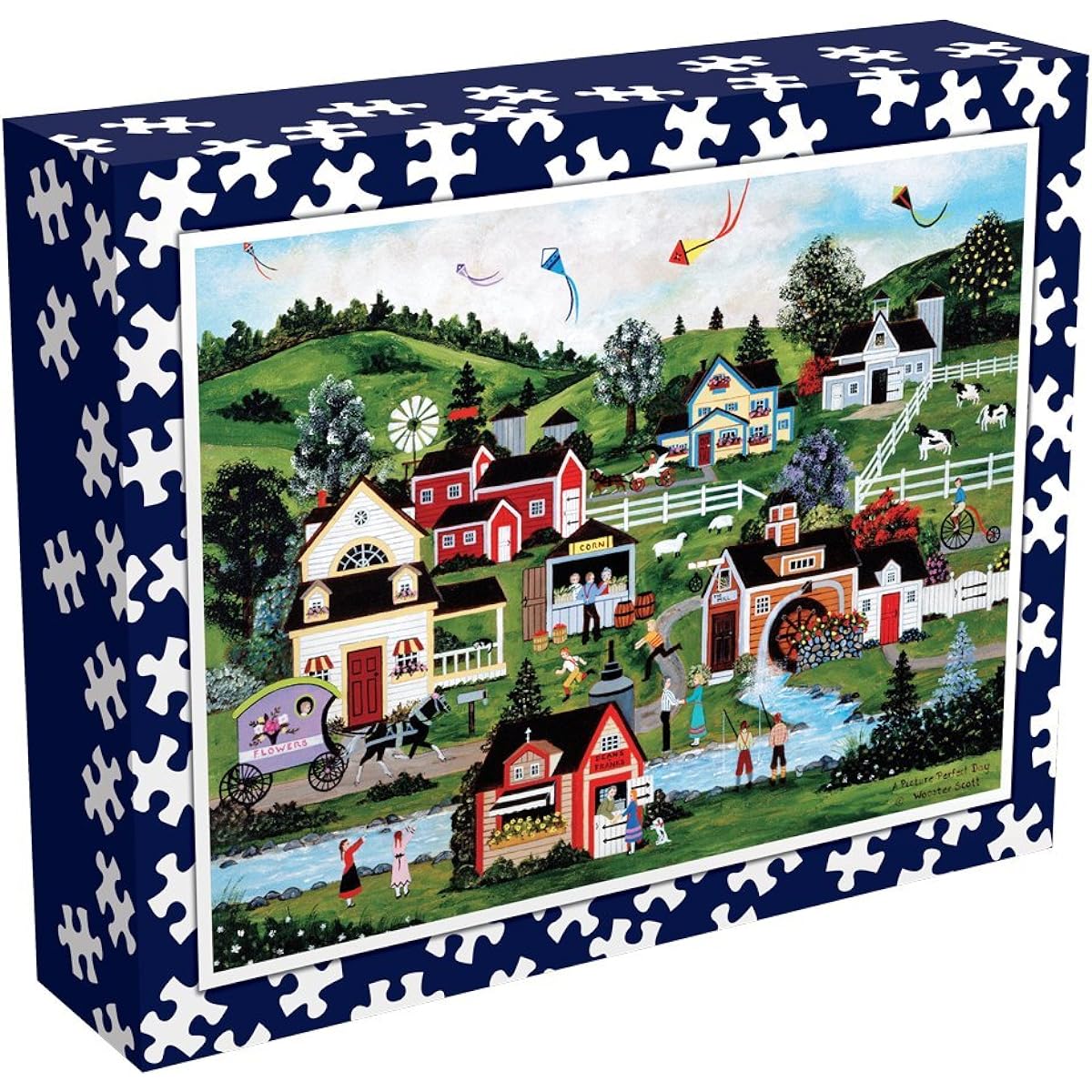 Ceaco Perfect Piece Counting Puzzle - Jane Wooster Scott - A Picture Perfect Day