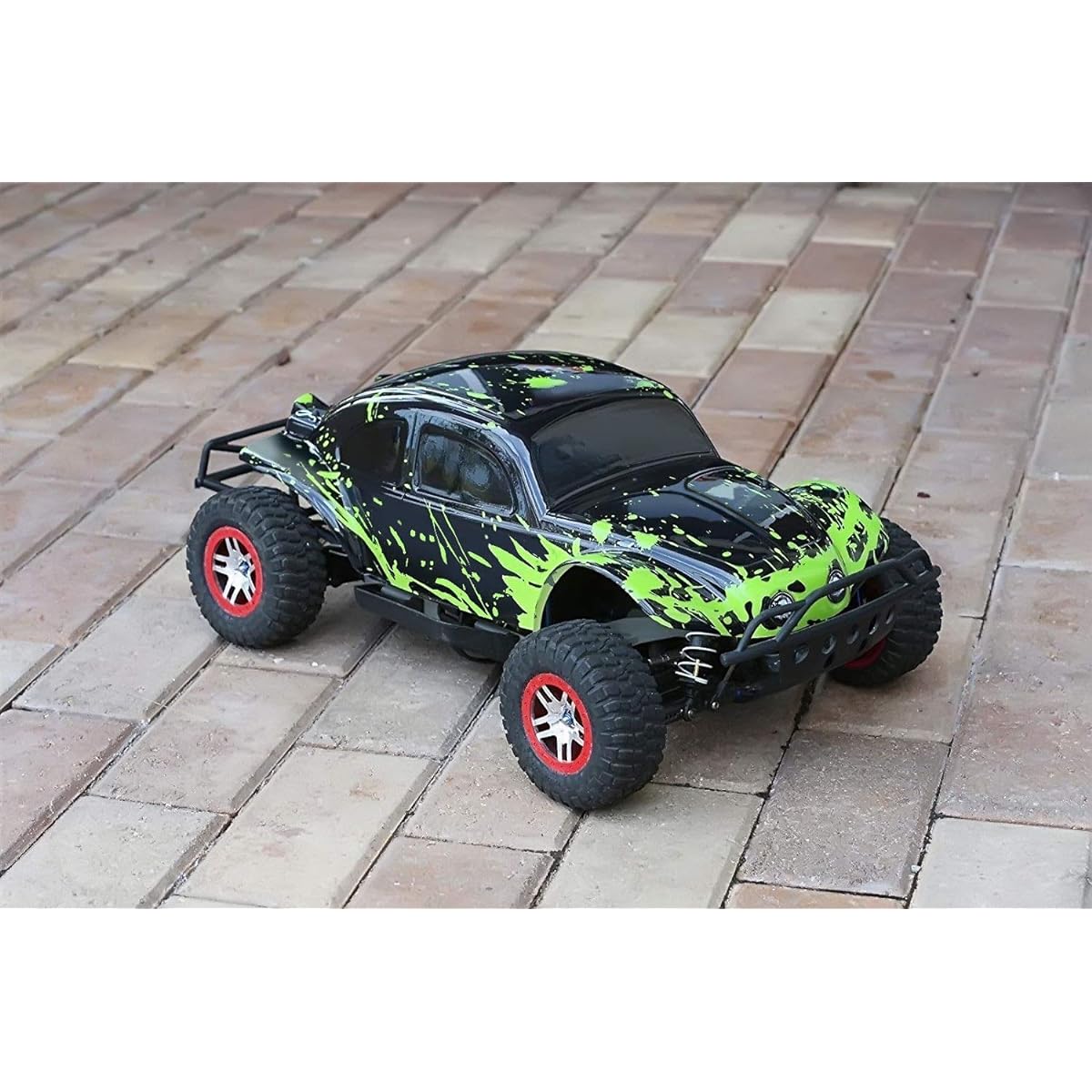 Custom Body Muddy Green Over Black for 1/10 Slash 4x4 VXL 2WD Slayer RC Car/Truck (Truck Not Included) SSB-BG-03