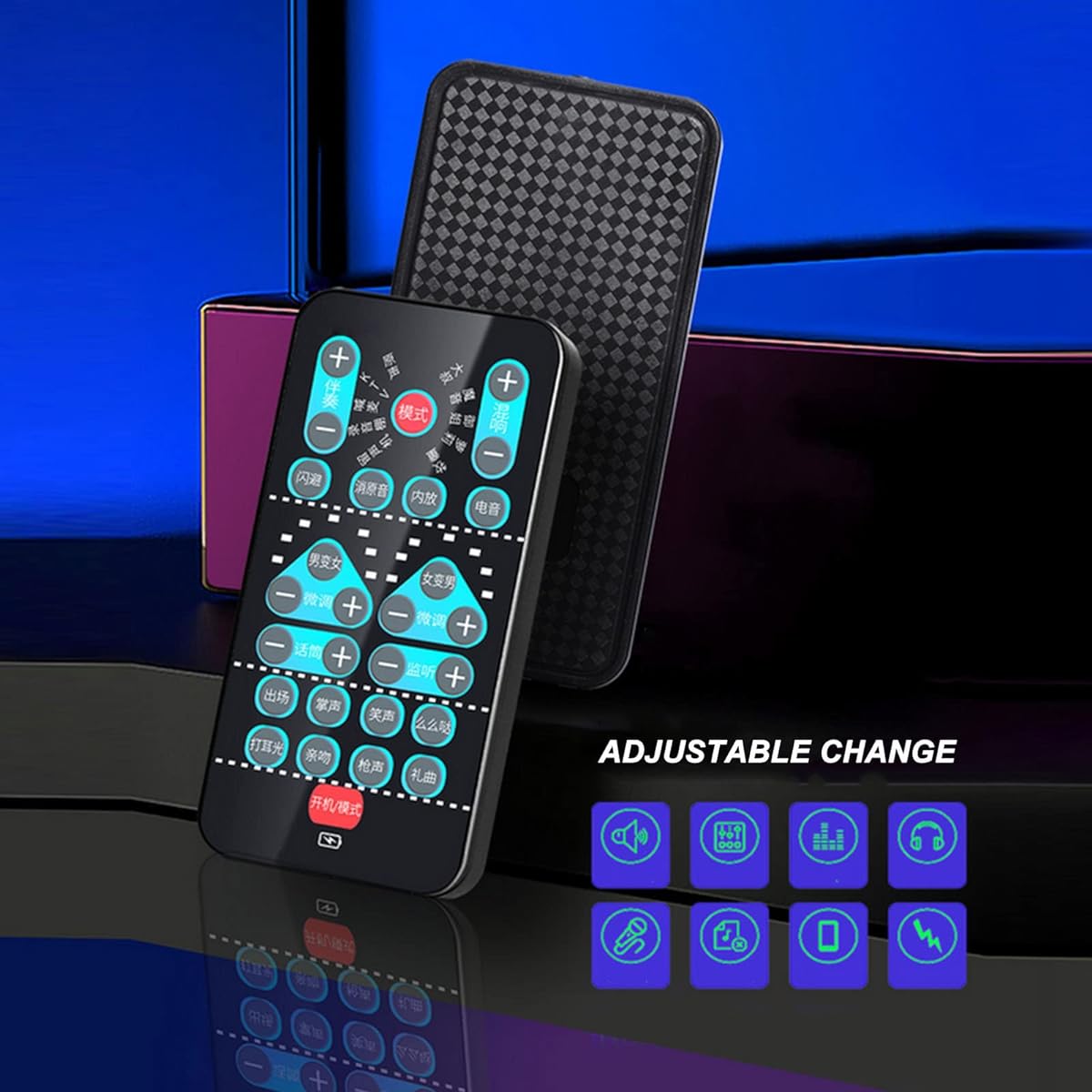 Voice Disguise Multiple Applications Voice Changer Black ABS 8 Sound Effects for Mobile Phone
