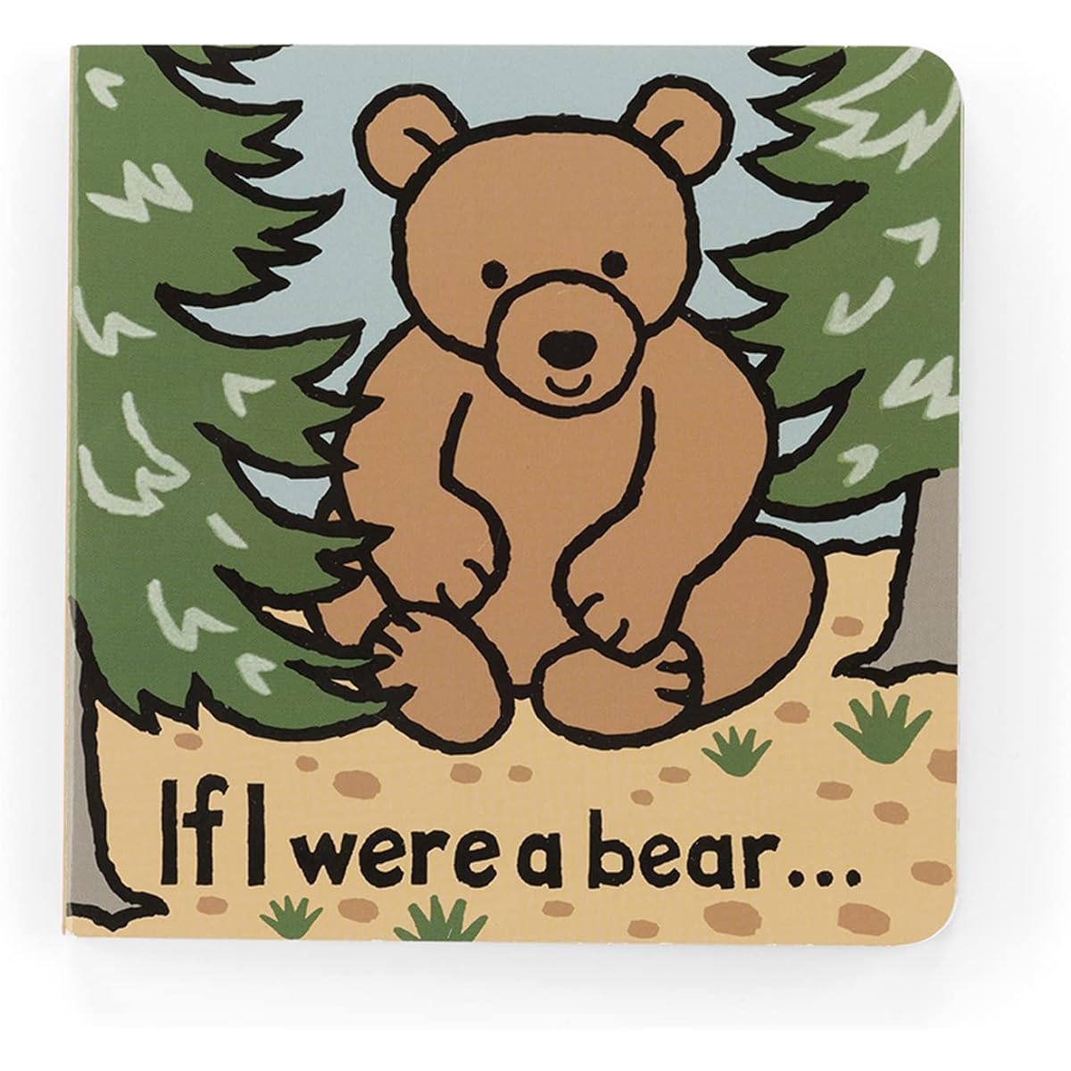 Jellycat If I were a Bear Touch and Feel Baby Board Book