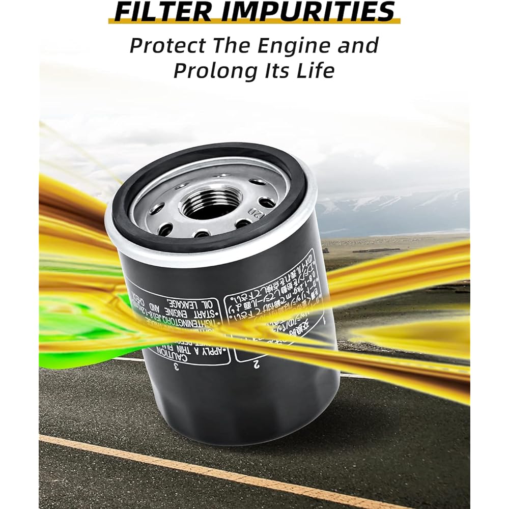 QUICKWOLF Oil Filter 2520799 3084963 Compatible with Polaris Ranger 400 500 Sportsman 500 450 400 335 Trail Boss 330 Magnum 325 330 425 500 Trailblazer 330 Scrambler 500 X Prowler 40 0 500 Xpedition 325