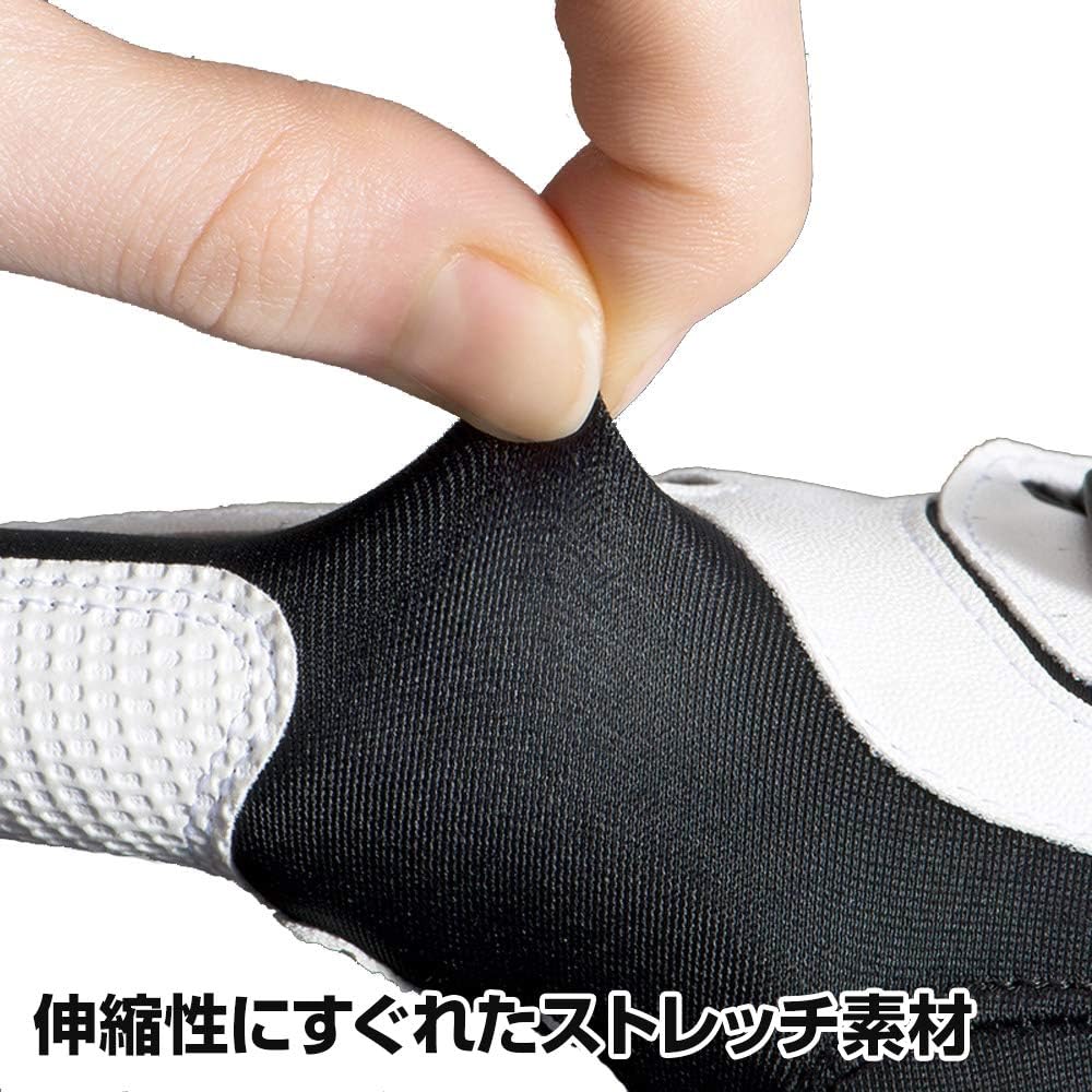 DAIYA GOLF Diamond Free Size Gloves, No need to choose size, 22cm to 25cm, High Grip, Stretch Fabric, Antibacterial, Golf Gloves, Men's, Synthetic Leather, PU Leather, Right Hand, Left Hand, Both Hands GL-5001