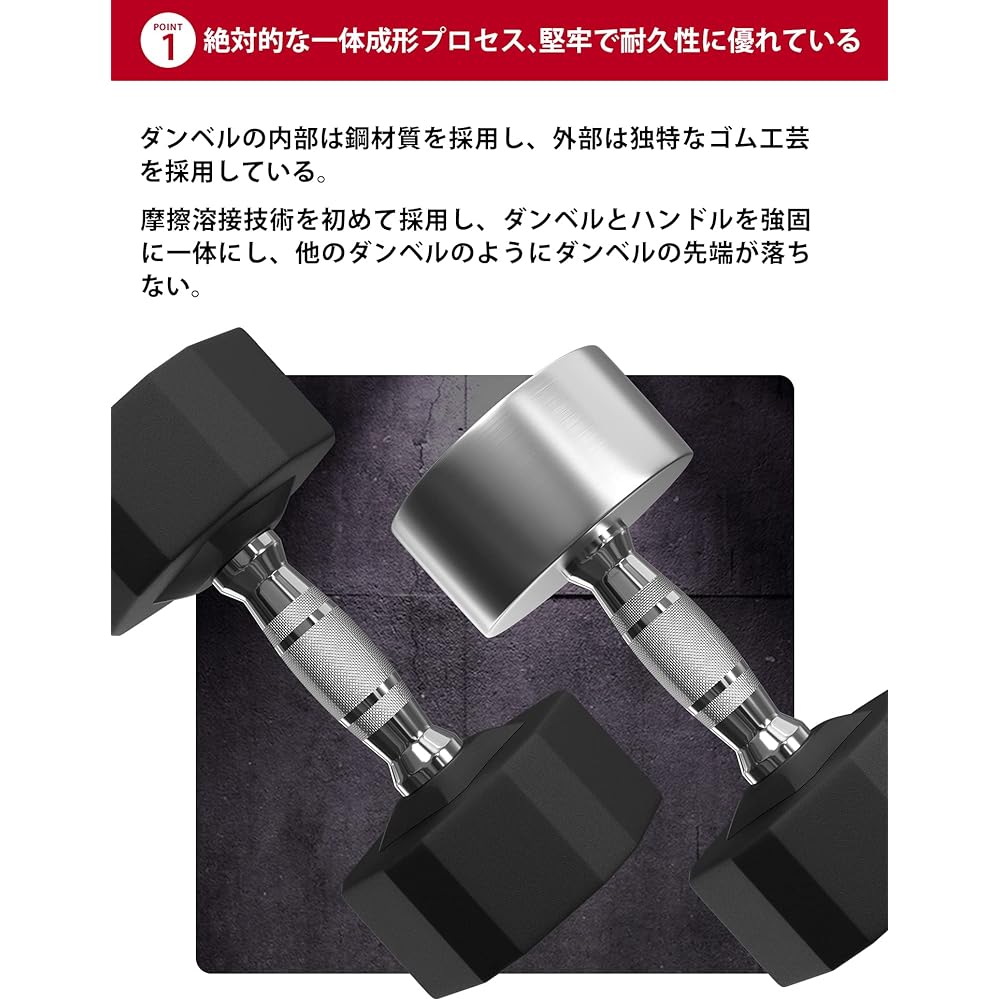 PROIRON one piece steel dumbbell 3kg 5kg 8kg 10kg 12kg 16kg 20kg 24kg iron array dumbell set suitable for home and commercial use
