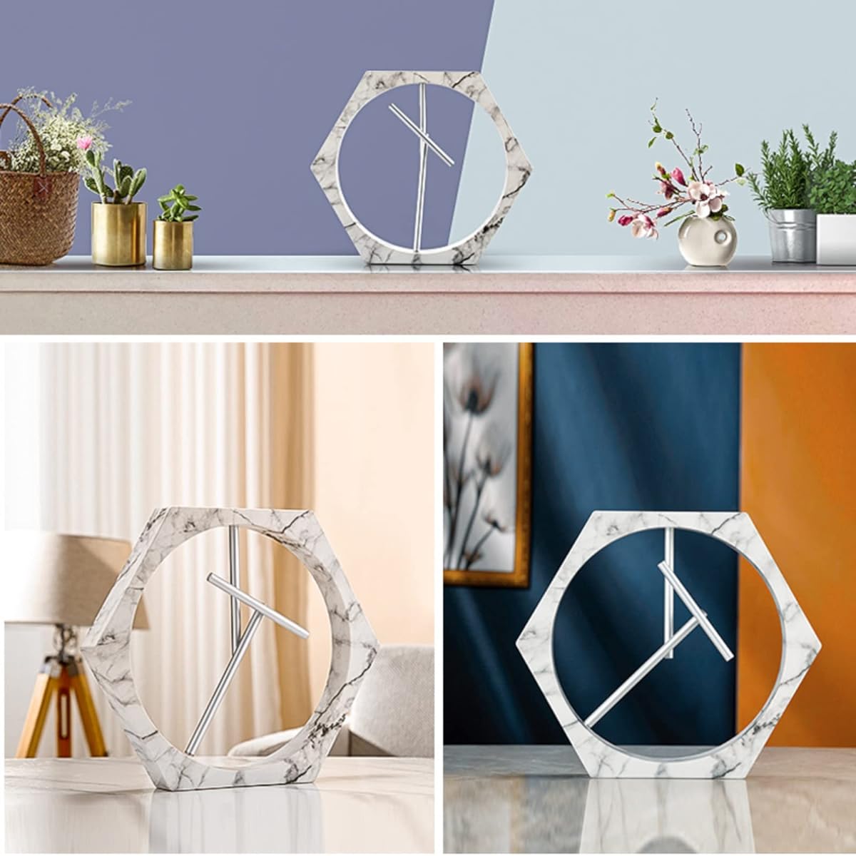 Anti-Gravity Swing Sculpture Kinetic Art Perpetual Motion Aluminum Sculpture Desktop Toy Rechargeable Office and Home Wall Decor Swing Table Kinetic Sculpture