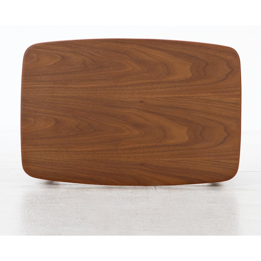 Fuji Boeki Side Table Square Wooden Width 45x Depth 30cm Medium Brown 96476