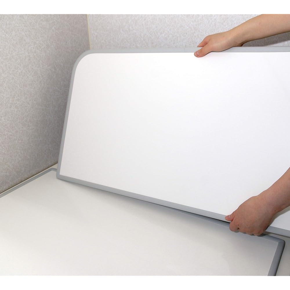 Topre Ag Antibacterial Aluminum Combination Bath Lid (3 Pieces) U11 White/White 68 x 108cm