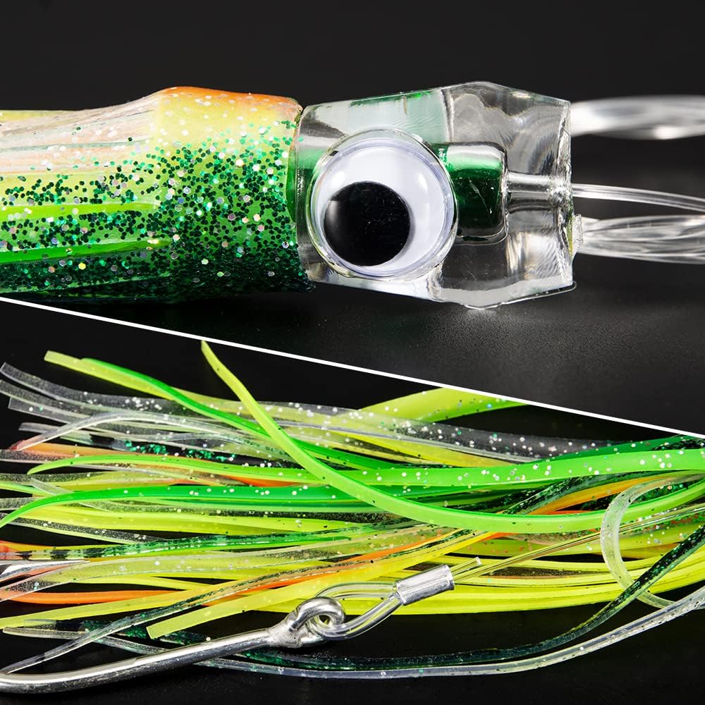 Set of 5 Octopus Bait Octopus Egg Soft Lure Colorful Octopus Shape Soft Lure Luminous Octopus Bait Fishing Large Migratory Fish