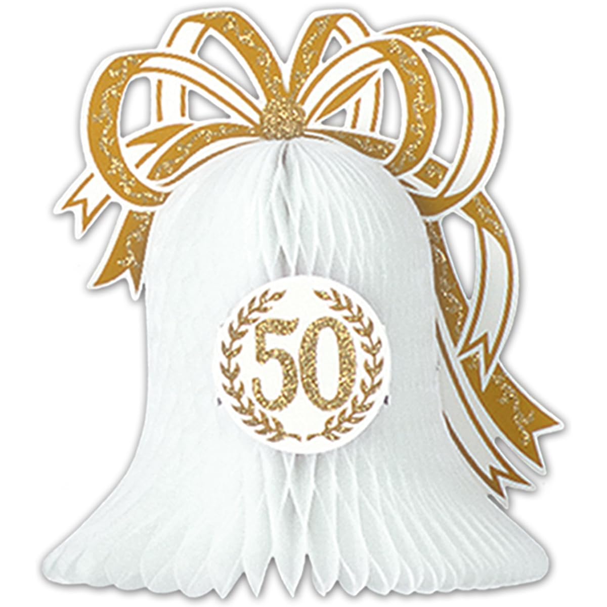 Beistle 55350 50th Anniversary Centerpiece, 10-1/2 inch