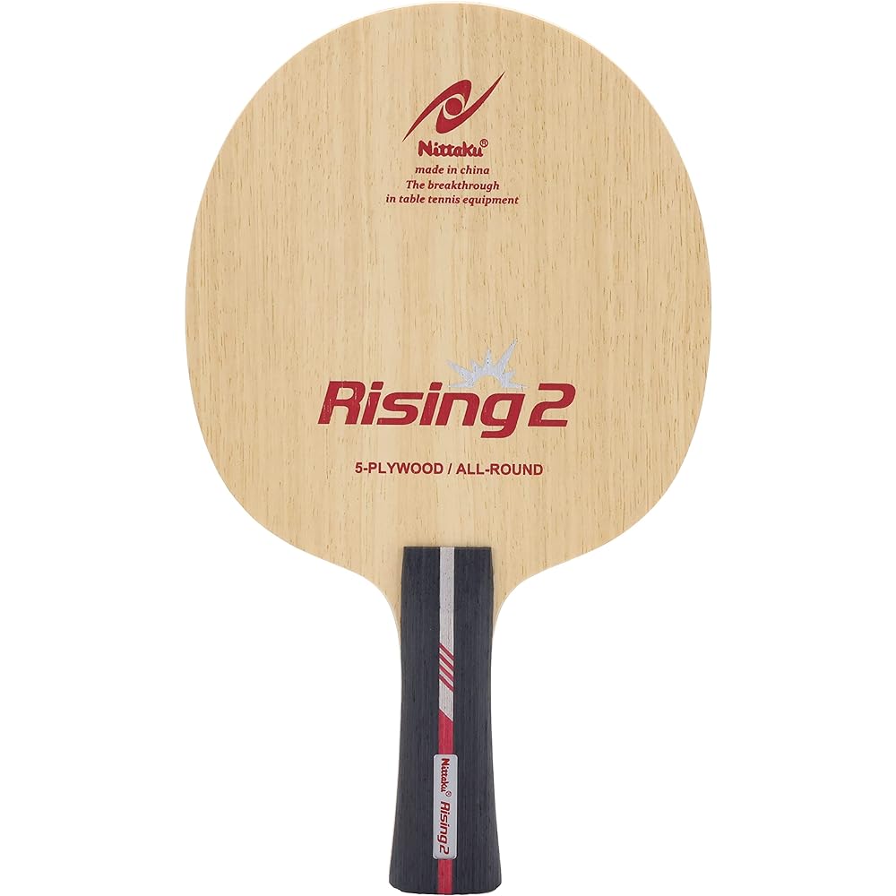 Nittaku Table Tennis Racket Rising 2 Shakehand Attack 5 Pieces Plywood Flare NE-6177