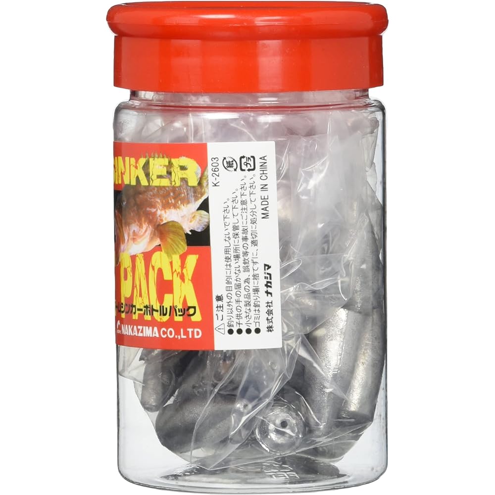 NAKAZIMA Worm Sinker Bottle Pack 18.9g. №2792