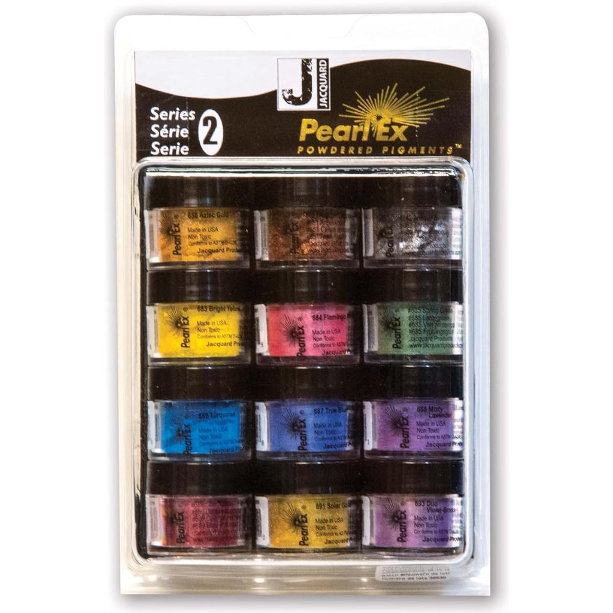 Powder EX Jacquard Pearl Pigment 3g 12/Pkg-Series 2