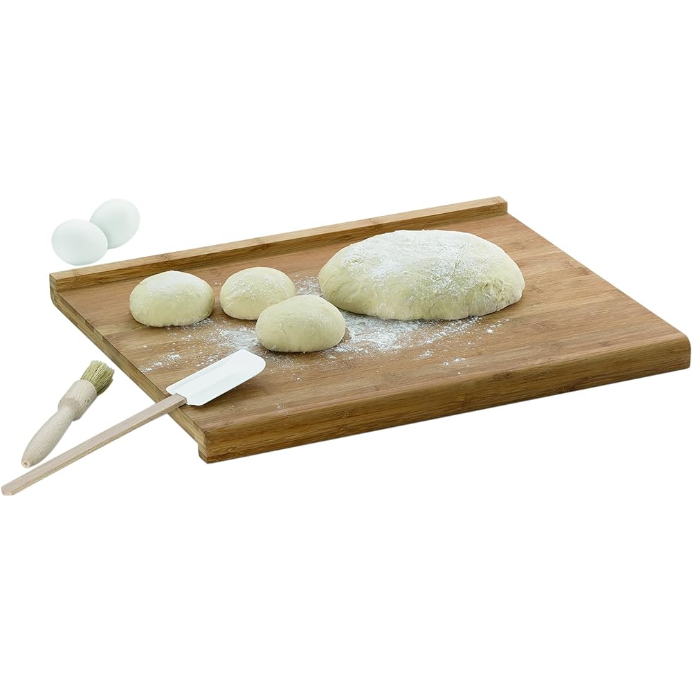 Kela Cooking Cutting Board Wood Size: 1.8 x 48 x 38cm Bread Kneading Board 48cm Kiana 12006