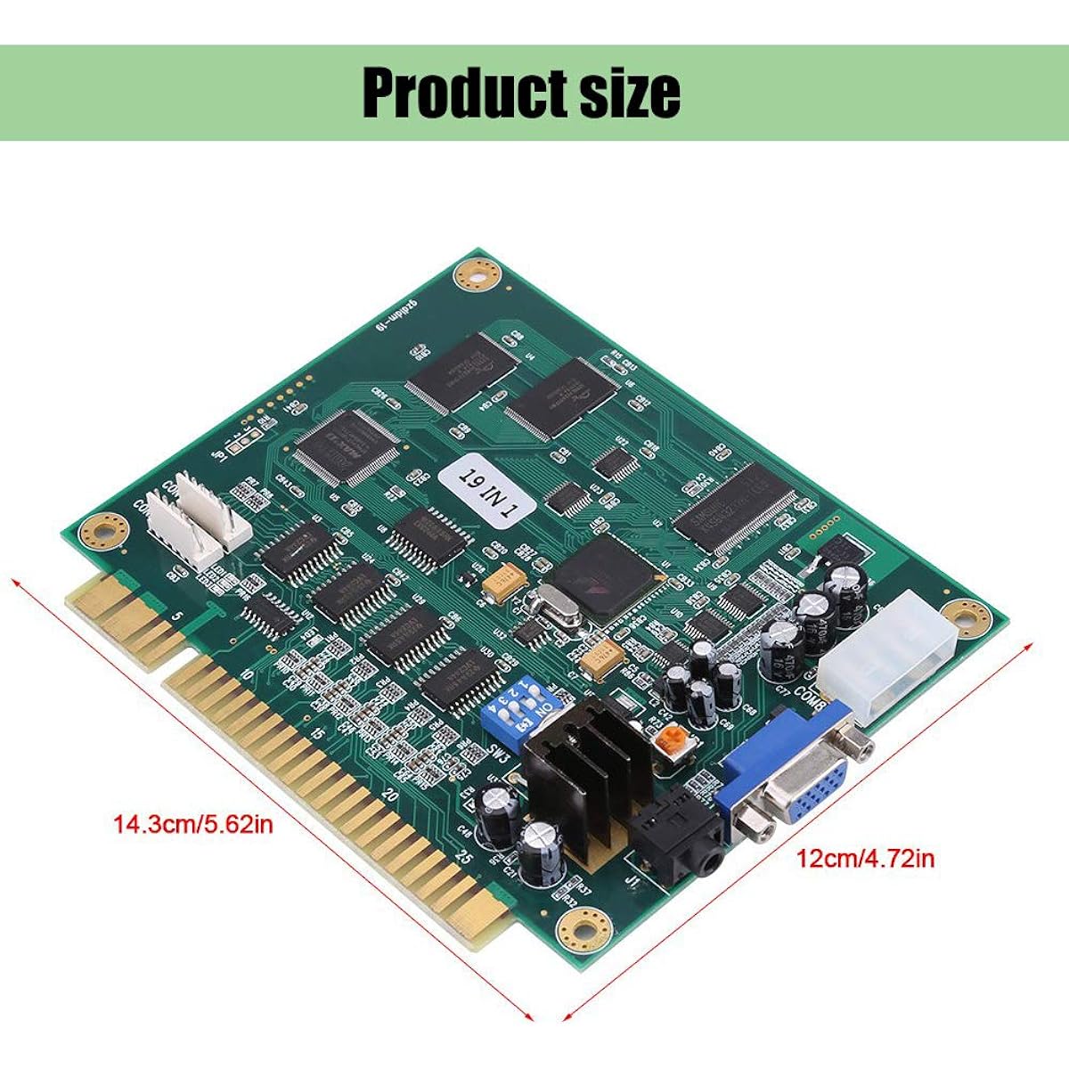 KOOBOOK Multi Classic 19 in 1 Multicade Arcade Multi Game Jama PCB Board Multi Arcade Game Video Board 1pc