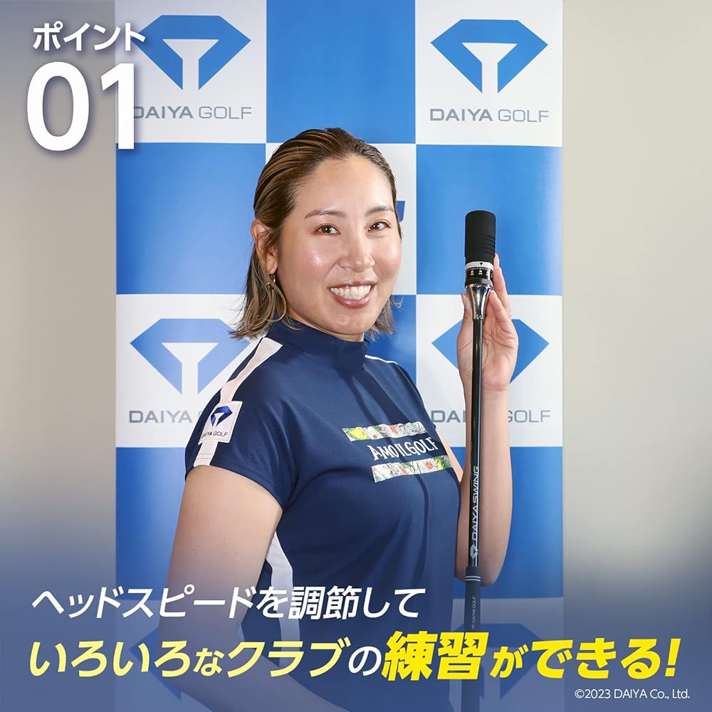 [Recommended by Shugo Imahira and Maiko Wakabayashi] DAIYA GOLF Diamond Swing Series Swing Practice Equipment Golf Practice Equipment Practice Equipment Training Equipment Sound Practice Swing Beginner Advanced Grip Correction Self-Check Flying Distance