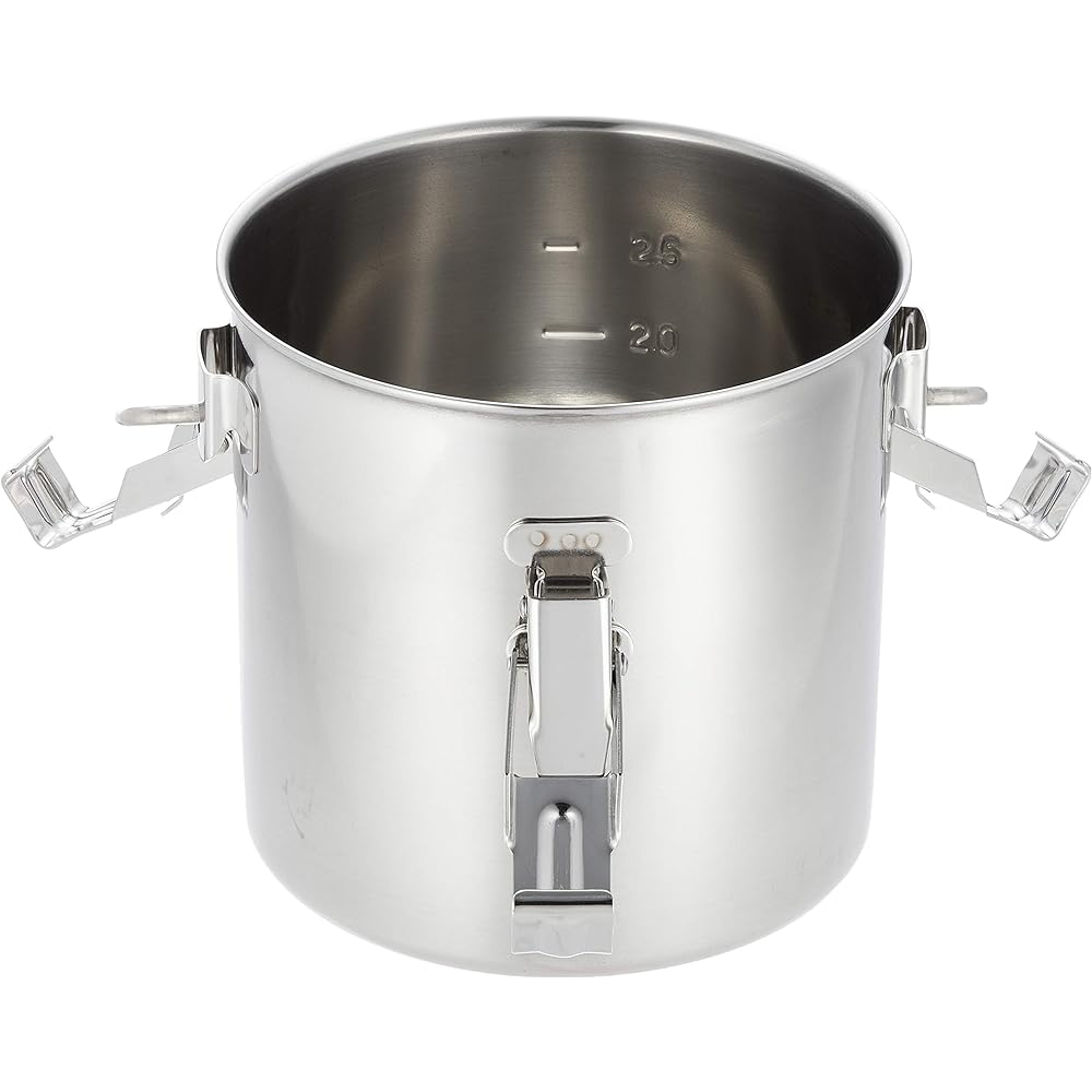 EBM 18-8 Packing size pot (with scale) 16cm with hanging
