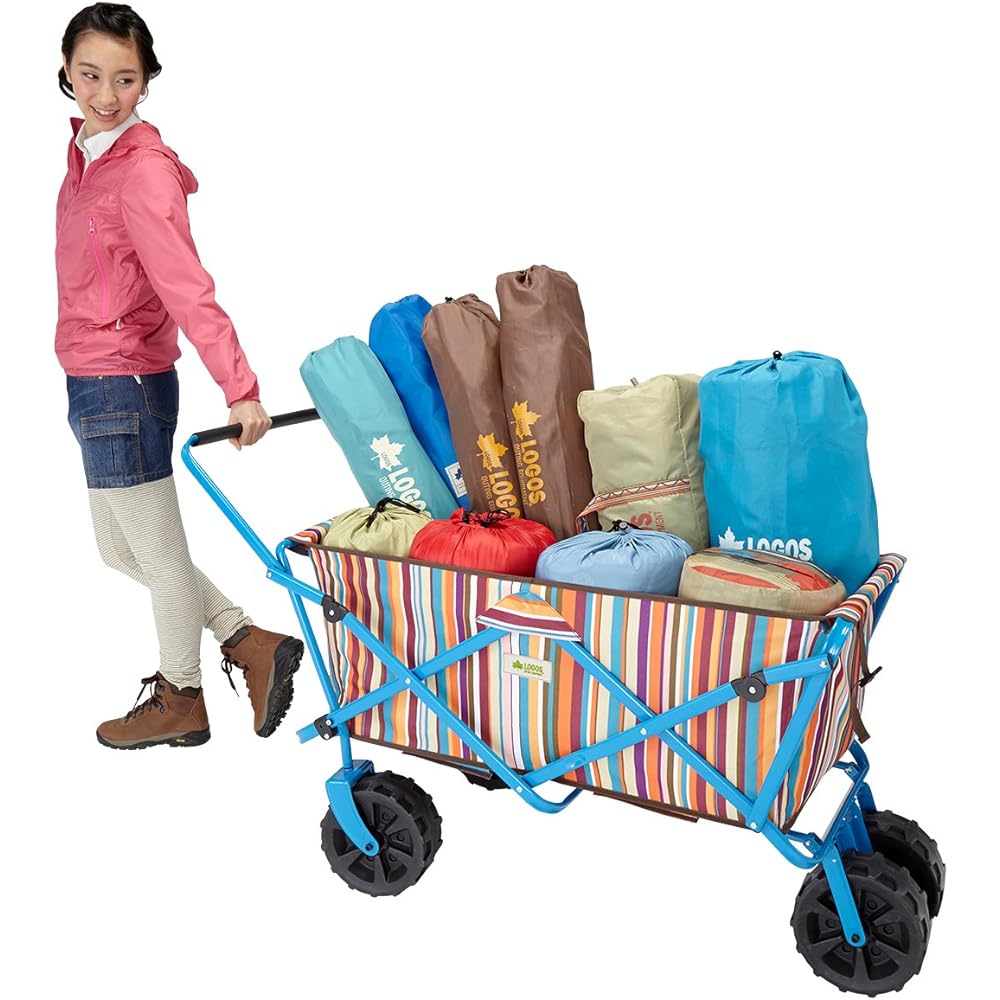 Logos Carry Cart (Rough Road OK) Striped Carry Truck (Orange) 84720711