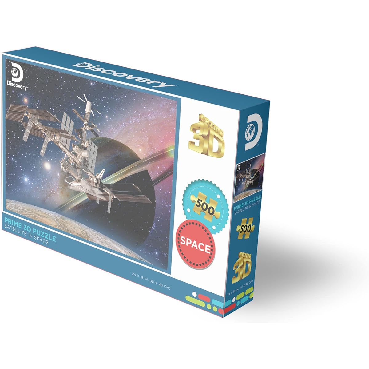 PRIME3D Rocket Discovery 3D Jigsaw Lenticular Puzzle 18 x 12 Inch 150 Pieces