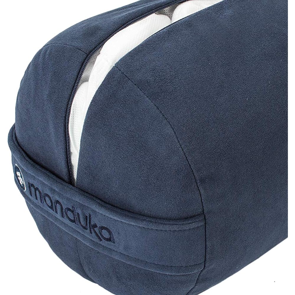 [Manduka] Manduka Yoga Cushion Round Bolster ENLIGHT Round Bolster Midnight Midnight 43301A030 Auxiliary Yoga Stretch [Parallel Import]