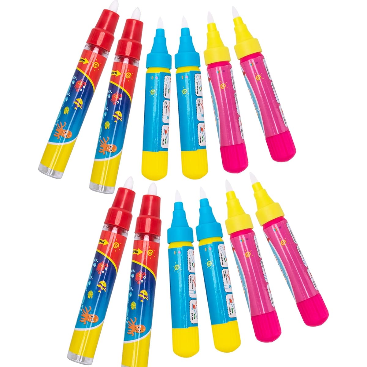 wonuu Water Dollar Pen Aquadoodle Pen Magic Replacement Water Pen for Doodle Mat Water Book Aquadoodle Pens
