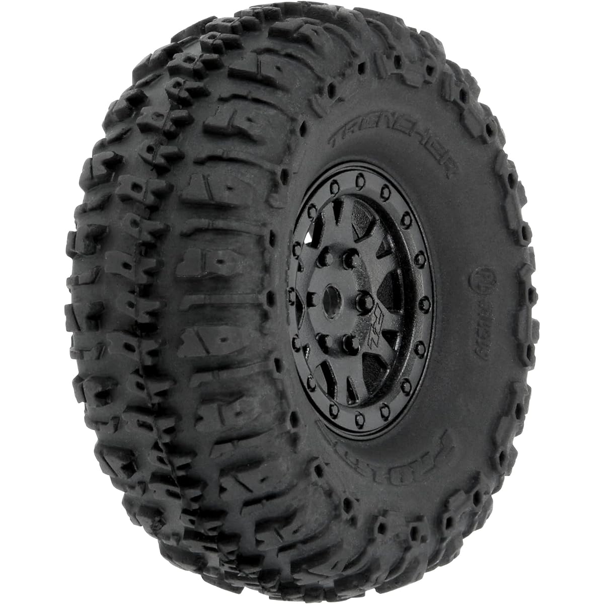 Pro-line Racing 1/24 Trencher Fr/Rr 1 inch tire 7mm Black Impulse 4 SCX24 PRO1020910