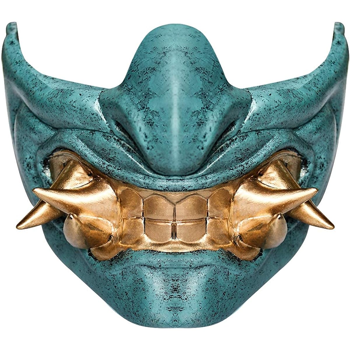 nezababy Mask Cosplay Sub-Zero Scorpion Half Face Halloween Prop Resin MK11
