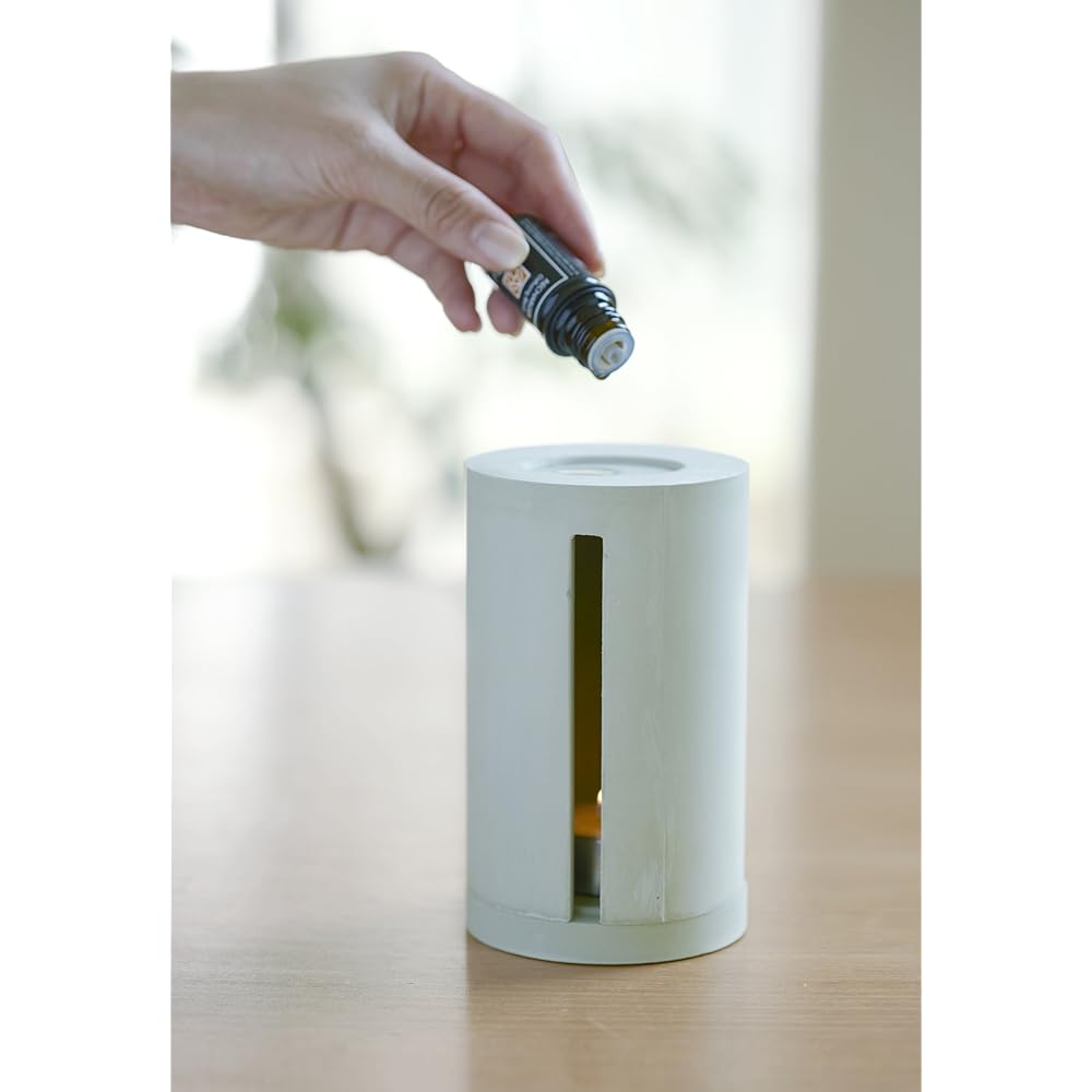 soil diatomaceous earth aroma pot white