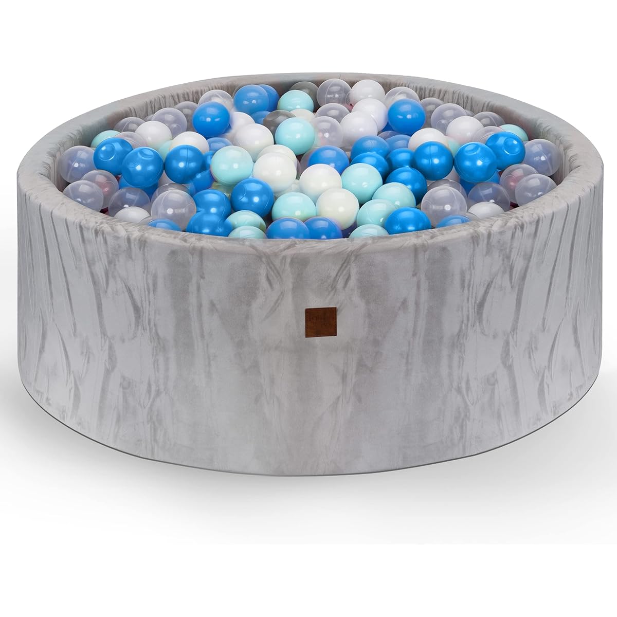Fulton & Ivy Premium Baby & Toddler Ball Pit (35" x 11.8") | Easy-Clean Memory Foam Ball Pit Made of Non-Toxic Materials | Durable Ball Pit for Toddlers 1-3 (Balls Not Included)