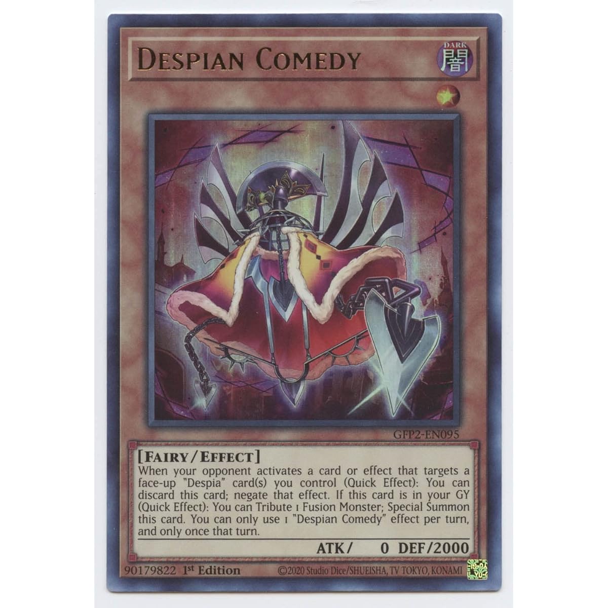Despian Comedy - GFP2-EN095 - Ultra Rare - 1st Edition