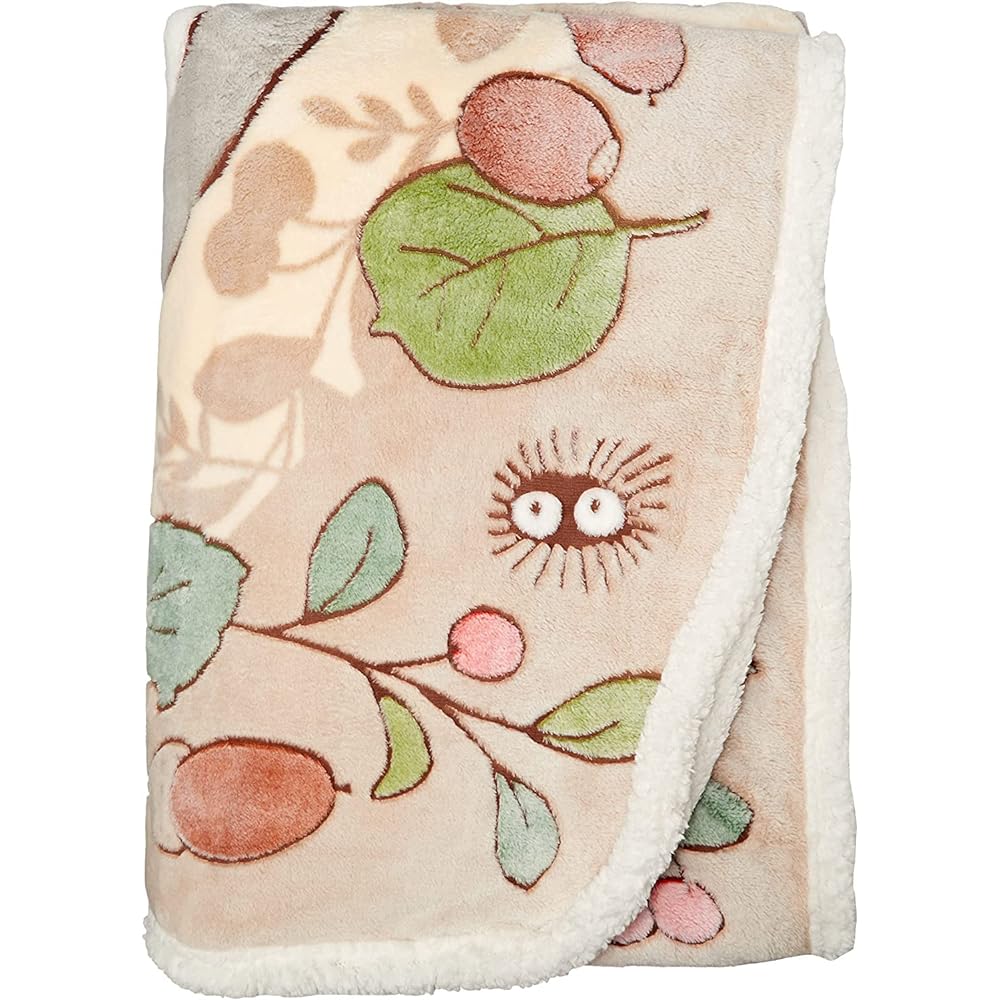 [Marushin] Blanket Leaves and Nuts 01 Totoro 1 H200 x W140cm