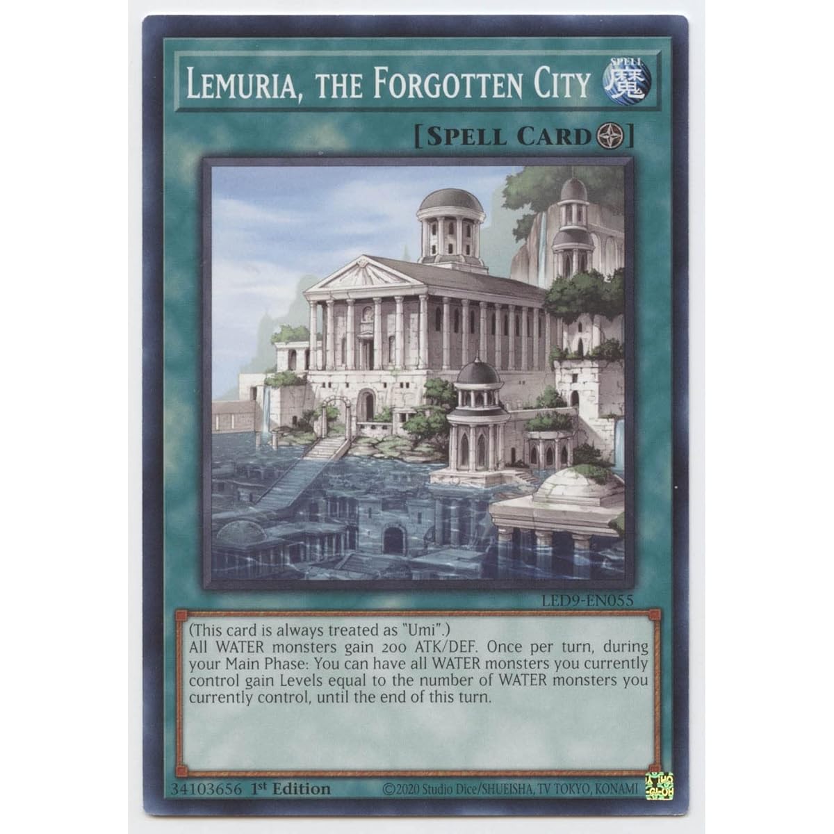 Lemuria, the Forgotten City - LED9-EN055 - Common - 1st Edition