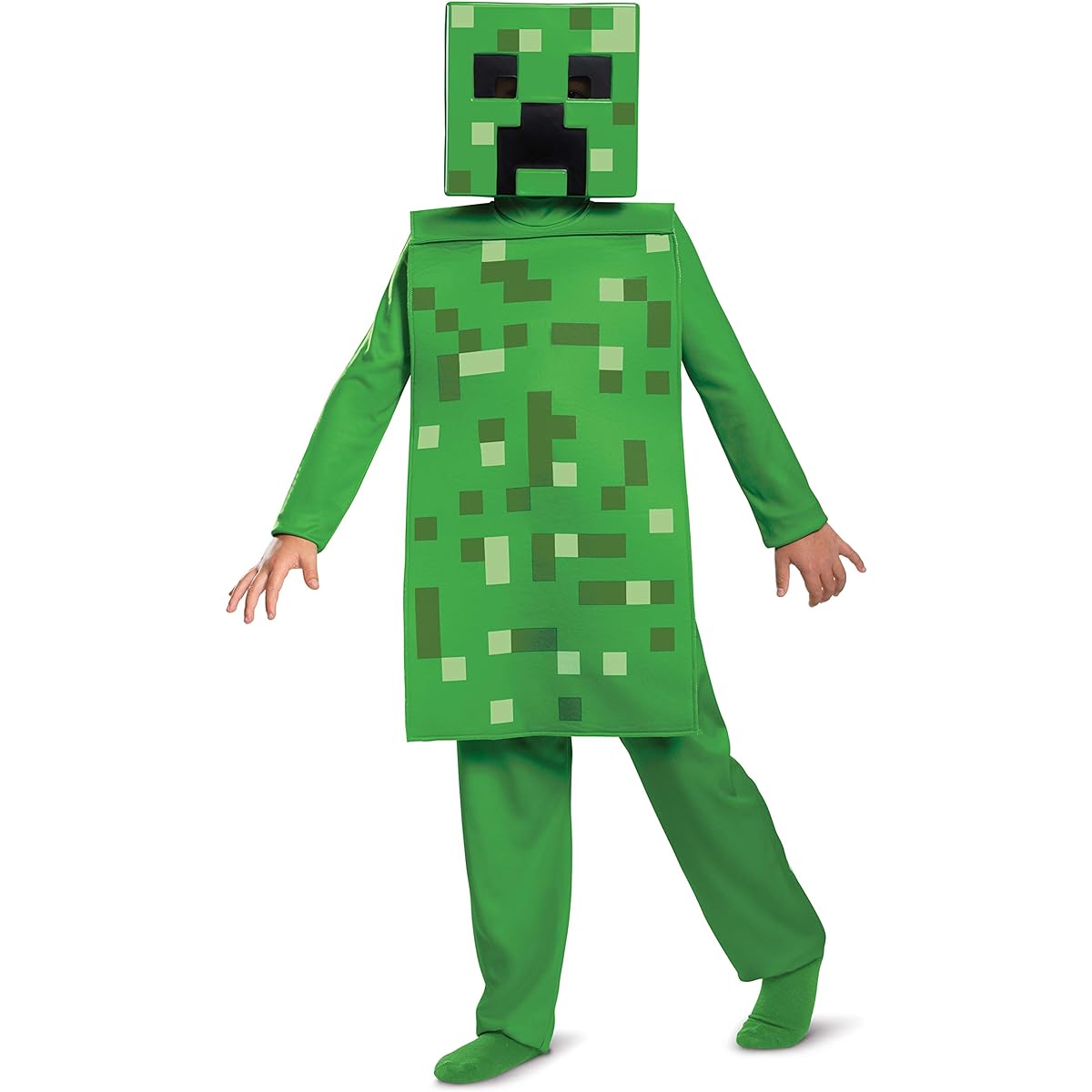 Minecraft Creeper Jumpsuit Classic Kids Costume