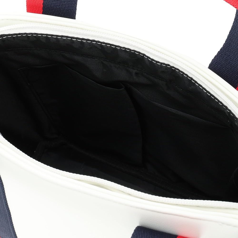 [Munsingwear] Cart Bag Tricolor Penguin Pattern Round Pouch Golf MQBXJA45 Men's WH00 (White)