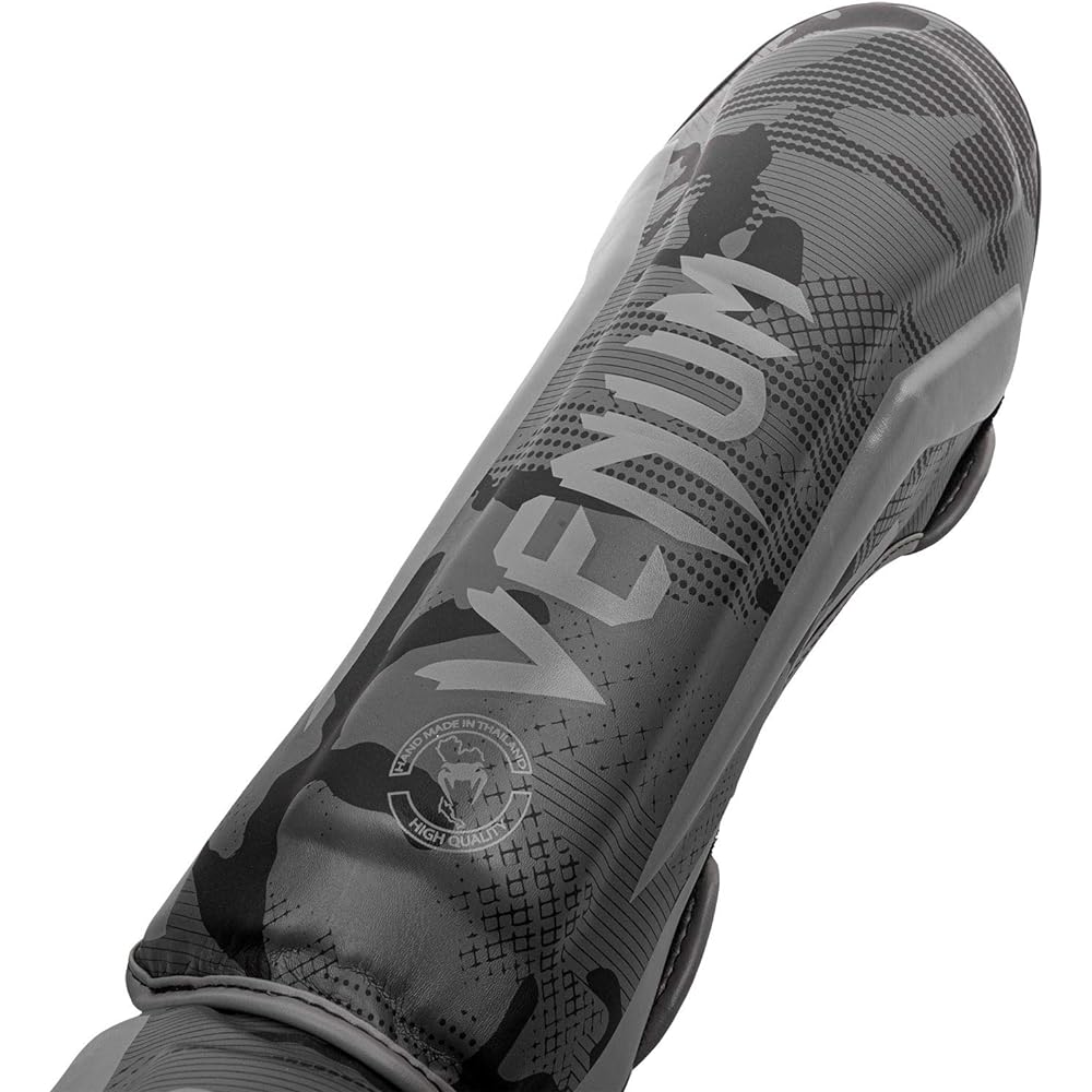 VENUM Elite Shin Guards Black/Dark Camo VENUM-1394-536