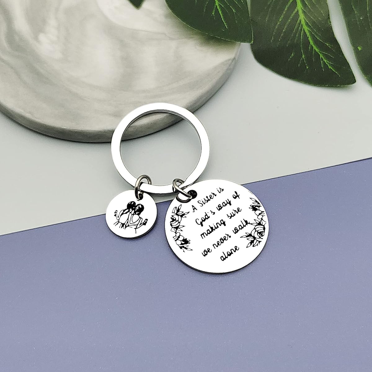 Friendship Gifts Keychains Best Friend Keychain Birthday Gifts for Sister Women Sister in Law Gifts Funny Sister Jewelry Graduation Christmas Appreciation Gifts for Girls Teens