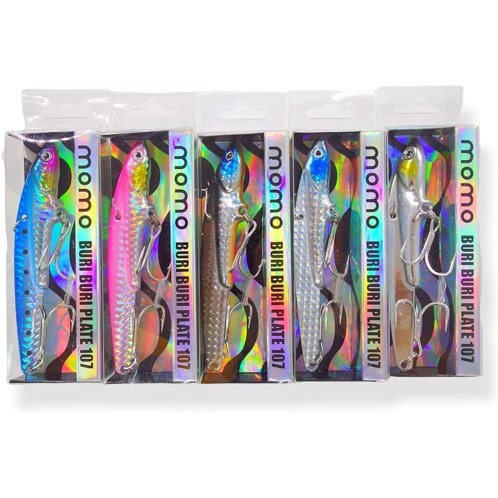[Momo Lure] Seabass Lure Blue Fish Metal Vibe Buri Buri Plate 107 46g Yellowtail Hiramasa Amberjack The definitive version that is completely compatible with blue fish!!