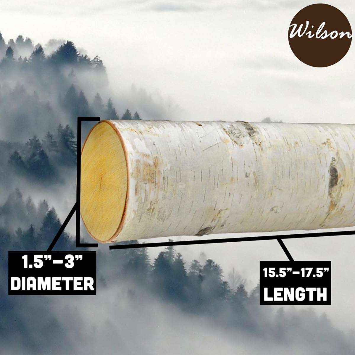 Wilson Enterprises White Birch Log Bundle