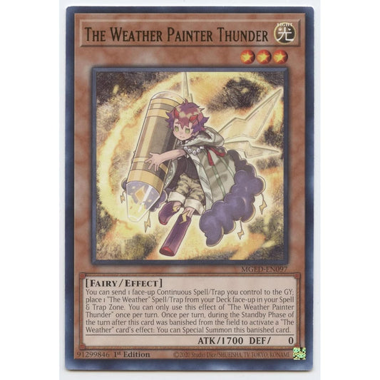 The Weather Painter Thunder-MGED-EN097 - Rare - 1st Edition.