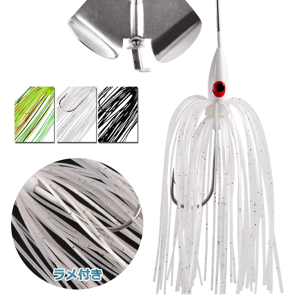 SILANON Buzzbait Lure Set 9cm 13g 5 Colors Selected Top Water Suzuki Seabass Rainbow Trout Yellow Trout River Fishing Salt Mountain Stream Fishing Minnow Fishing Tools